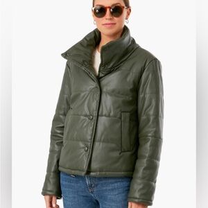 Tuckernuck Pomander Place Olive Green Women's Puffer Jacket (size m)
